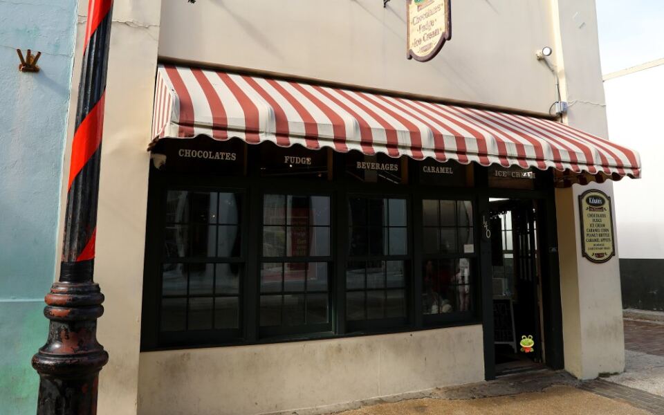 Fudge, Chocolate and Original-Recipe Ice Cream Draw Crowds to Kilwins at 140 St. George Street in St. Augustine, Florida