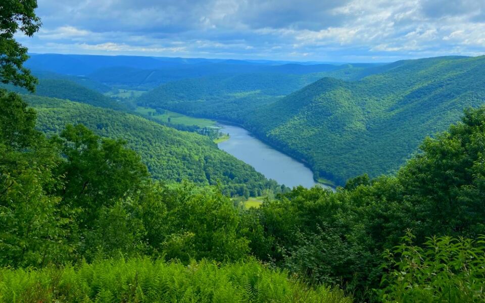This Remote Pennsylvania Park Sits Between Forested Mountains Along a Wild Trout Stream