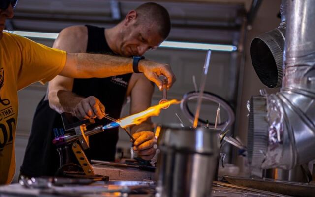 At This Oklahoma Glass Studio You Spend An Afternoon Shaping Molten Glass Into A Piece You Take Home