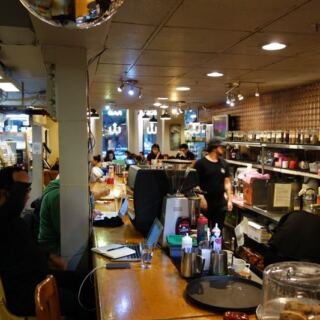 This Boston Bookstore on Newbury Street Has a Full Cafe and Bar Where You Can Browse and Sip All Day