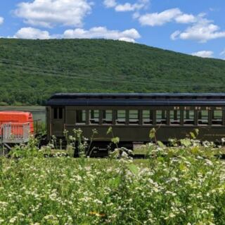 This Berkshire Scenic Railway Runs Vintage Train Rides Through the Massachusetts Mountains Past Waterways and Fall Foliage