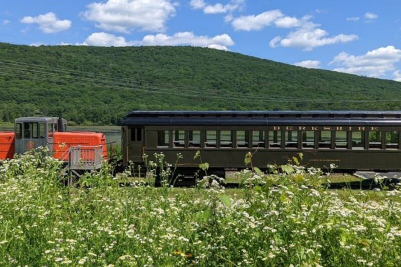 This Berkshire Scenic Railway Runs Vintage Train Rides Through the Massachusetts Mountains Past Waterways and Fall Foliage