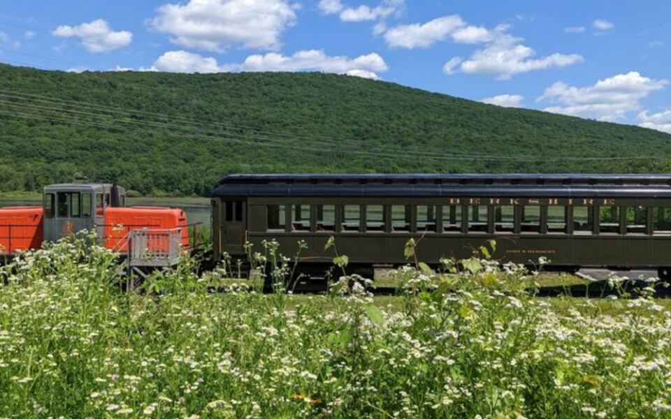 This Berkshire Scenic Railway Runs Vintage Train Rides Through the Massachusetts Mountains Past Waterways and Fall Foliage