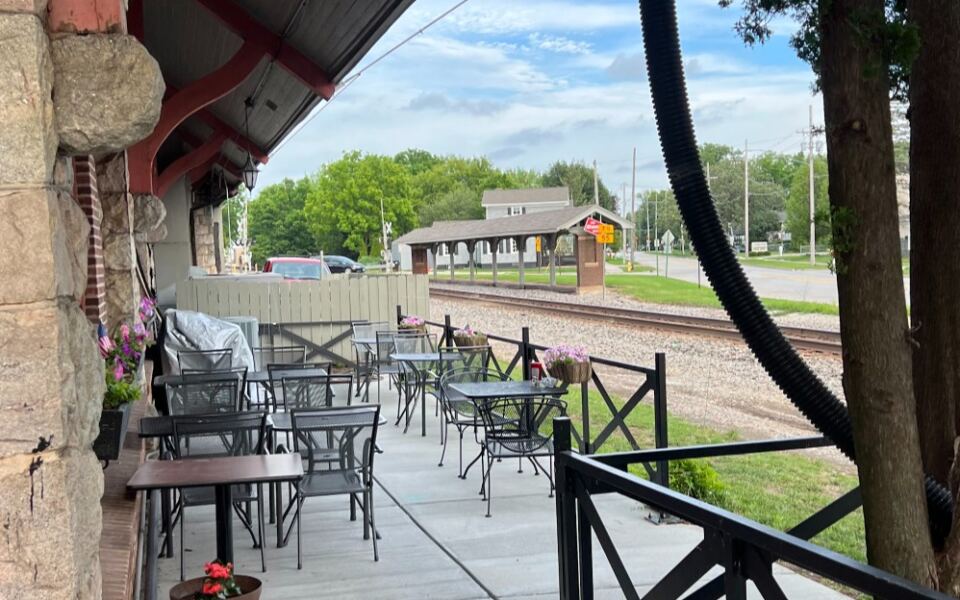 Trains Still Roll Past The Windows At This Wisconsin Restaurant Inside A 19th-Century Stone Depot
