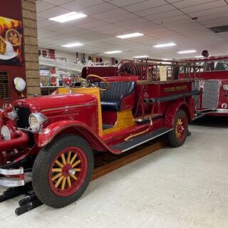 Hidden in an Oklahoma Warehouse Sits a Collection of Vintage Fire Trucks You Can Sit Behind the Wheel Of