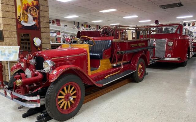 Hidden in an Oklahoma Warehouse Sits a Collection of Vintage Fire Trucks You Can Sit Behind the Wheel Of