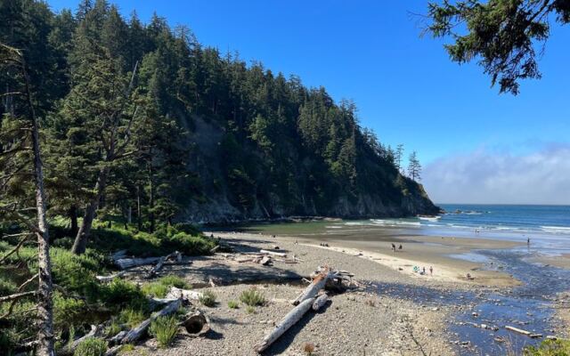 This Small But Gorgeous Oregon Beach Still Flies Under the Radar With Driftwood Castles and No Summer Crowds