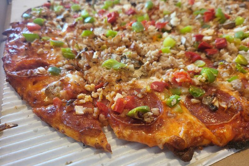Deep In Dayton A Family Pizzeria Cuts Its Square Pie Into Crackly Party-Cut Strips
