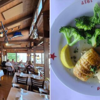 This New Jersey Waterfront Restaurant Serves Stuffed Flounder Beside a Sandy Hook Marina
