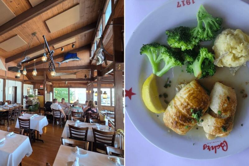 This New Jersey Waterfront Restaurant Serves Stuffed Flounder Beside a Sandy Hook Marina