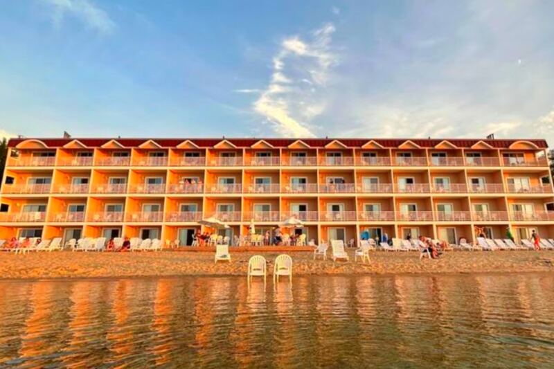 This Traverse City Resort Has a Private Beach, Bay Views, and a Free Shuttle to Downtown