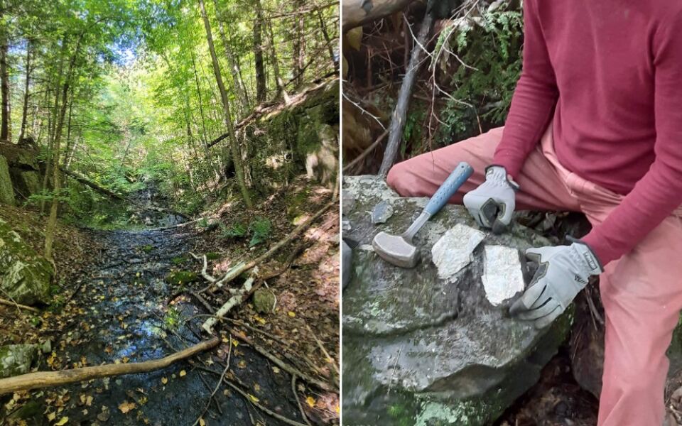 This Massachusetts Mine Lets You Break Open Rock and Haul Home the Pyrite and Pink Stones You Dig Out