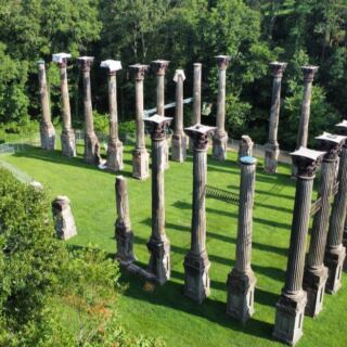 This Mississippi Mansion Burned Down In 1890, But 23 Giant Columns Still Stand