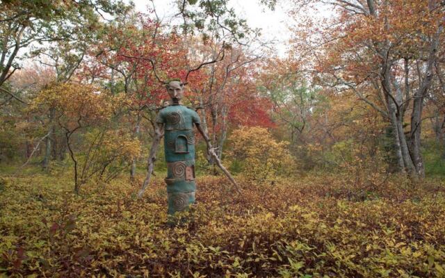 This Free Martha’s Vineyard Sculpture Trail Winds Through Island Woods Where Every Piece You Find Feels Like A Storybook