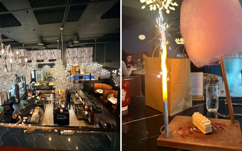 This Pittsburgh Restaurant Has 18 Chandeliers and a Seriously Playful Menu