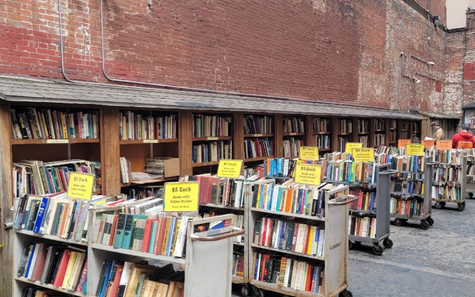 Book Lovers Wander for Hours Through the Endless Aisles of This Enormous Massachusetts Bookstore