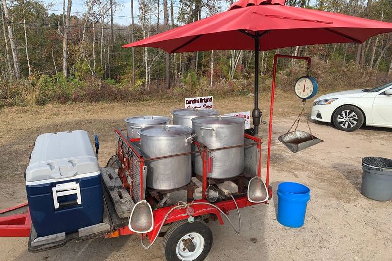 Grab a Warm Boiled Peanut Bag Fresh From the Kettle at Uncle Chuck’s Boiled Peanuts in Ridgeville