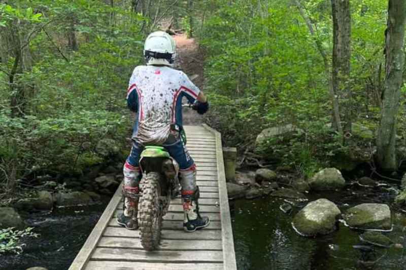 This Massachusetts Off-Road Park Turns Riders Loose On Rocky Trails And A Ledge With A View