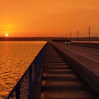 This Texas Bridge Stretches Nearly Two Miles Across Lake Ray Hubbard With Open Water on Every Side