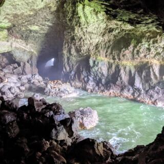 This Oregon Sea Cave Is the Largest in America, and an Elevator Drops You Into Its Roaring Chamber