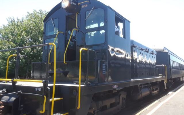 This Vintage New Jersey Train Follows Tree-Lined Tracks to a Pumpkin Patch With a Corn Maze