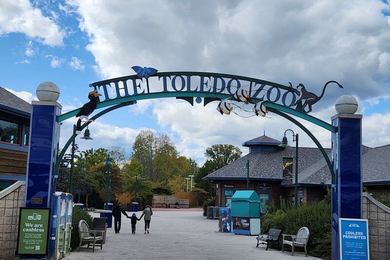 Families Line Up At This Toledo Zoo Just To Watch Hippos Glide Past An Underwater Window