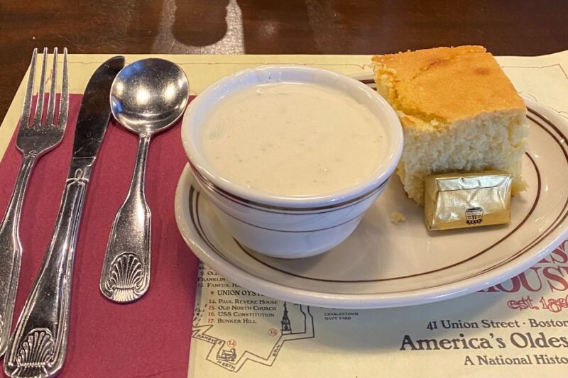 Massachusetts Locals Are Obsessed With the Clam Chowder at This Historic Seafood Spot Near the Harbor