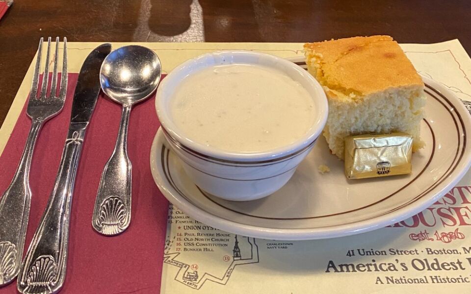Massachusetts Locals Are Obsessed With the Clam Chowder at This Historic Seafood Spot Near the Harbor