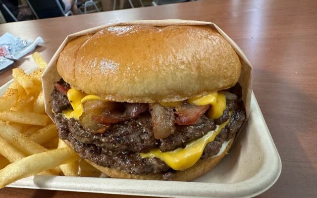 This No-Frills Texas Burger Shack Griddles Old-School Greasy Cheeseburgers That Fill the Whole Wrapper