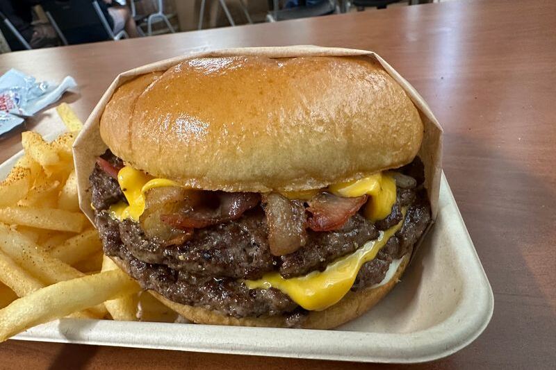 This No-Frills Texas Burger Shack Griddles Old-School Greasy Cheeseburgers That Fill the Whole Wrapper
