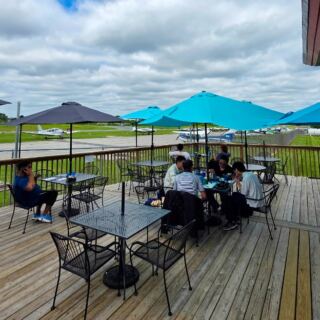 This Little Airport Cafe in Maryland Serves Breakfast on a Deck Where Small Planes Take Off and Land