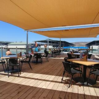 This Arizona Marina Grill Serves Up Fish Tacos, Live Music, and a Patio Right on the Lake