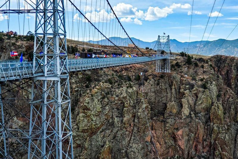 Walking Across This Colorado Bridge Nearly 1,000 Feet Above the Arkansas River Tests Anyone Afraid of Heights