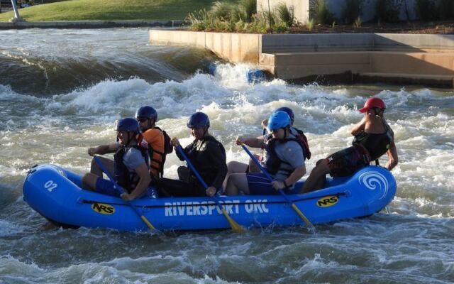 This Oklahoma City Park Has Man-Made Whitewater Rapids You Can Raft Again and Again