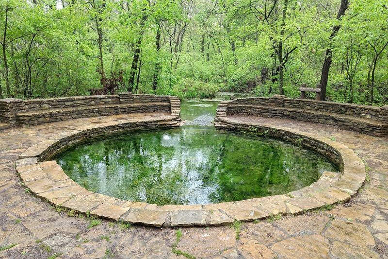 Flowing Freely Since 1954, This Roadside Oklahoma Spring Draws Locals Filling Jug After Jug