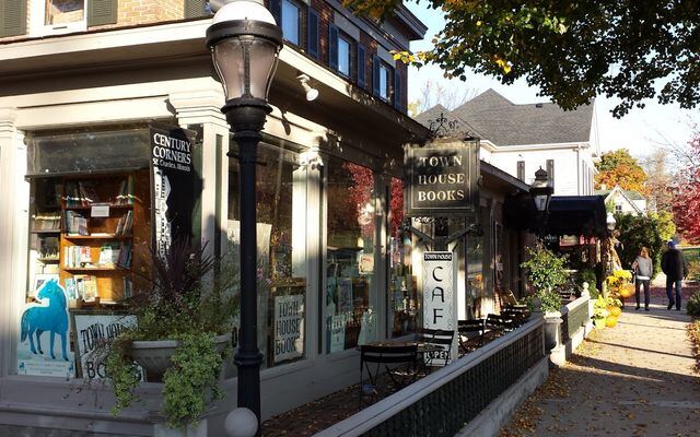 This Charming St. Charles, Illinois Bookstore Cafe Hides 200,000 Books Behind An 1853 Front Door
