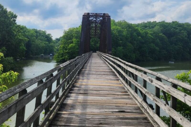 This Tennessee Rail-Trail Follows An Old Railroad Right Across A Wooden Trestle Bridge
