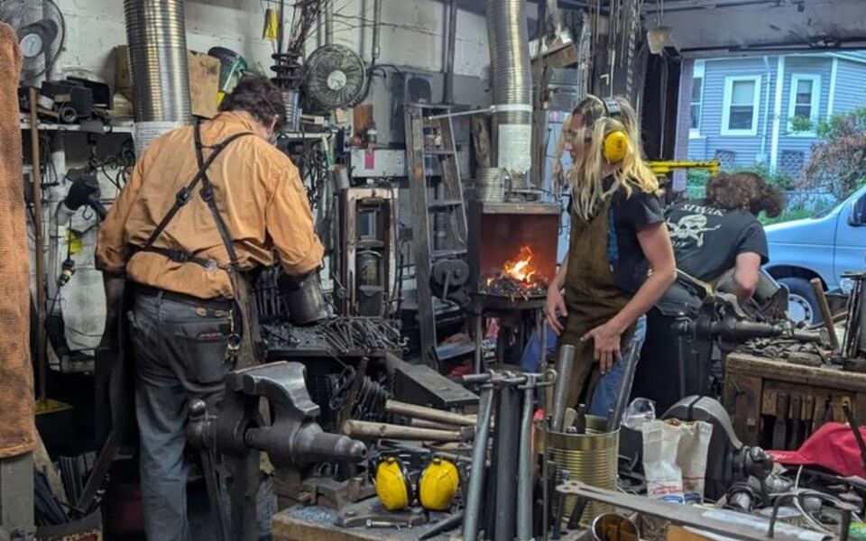 At This Waltham Forge Total Beginners Spend an Evening Hammering Out Their Own Bottle Opener