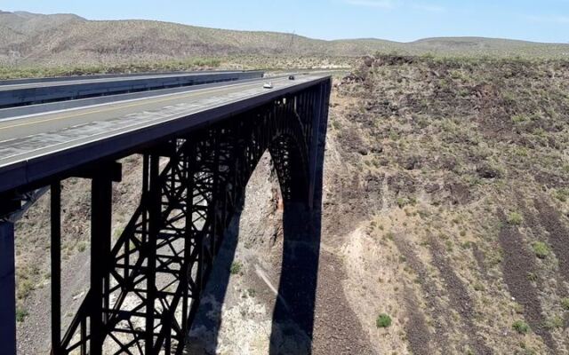 Drivers Call This High Arizona Span Over Burro Creek Canyon Downright Terrifying to Cross