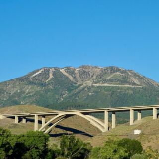 Nevada’s Galena Creek Bridge Carries I-580 Drivers High Over the Canyon with Sweeping Mt. Rose Views