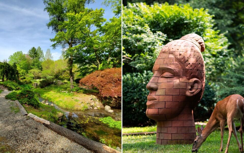 This Free New Jersey Arboretum Turns Ponds And Wooded Paths Into A Sculpture Hunt