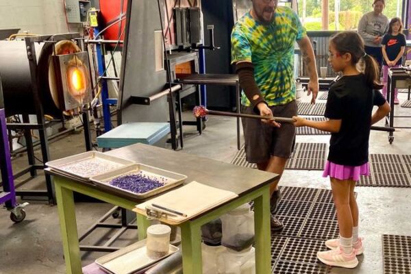 This Oregon Glass Studio Hands You The Blowpipe So You Can Shape Your Own Piece In About An Hour