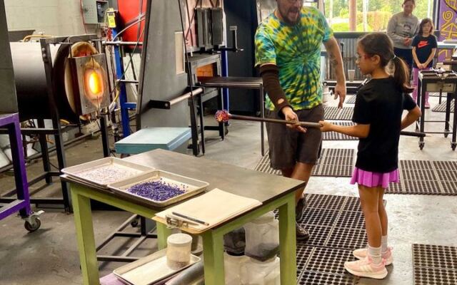 This Oregon Glass Studio Hands You The Blowpipe So You Can Shape Your Own Piece In About An Hour
