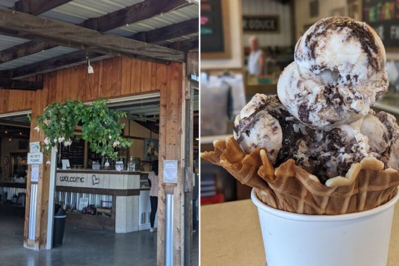 This Washington Farm Stand Draws Day-Trippers For Fresh Produce, Homemade Ice Cream, And Waffle Cones Made In-House