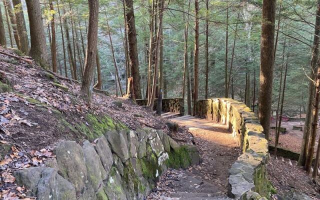 Fall Turns This Hocking Hills Gorge Into A Blaze Of Color You Walk Right Through