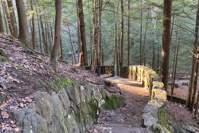 Fall Turns This Hocking Hills Gorge Into A Blaze Of Color You Walk Right Through
