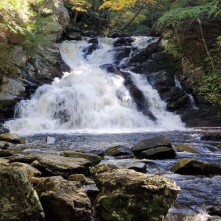 This Massachusetts State Park Near Dalton Puts an Unforgettable Waterfall a Short Walk From Your Car