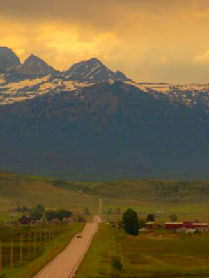 This 69-Mile Idaho Scenic Drive Passes Mountain Towns, Rolling Farmland, and Spectacular Teton Views