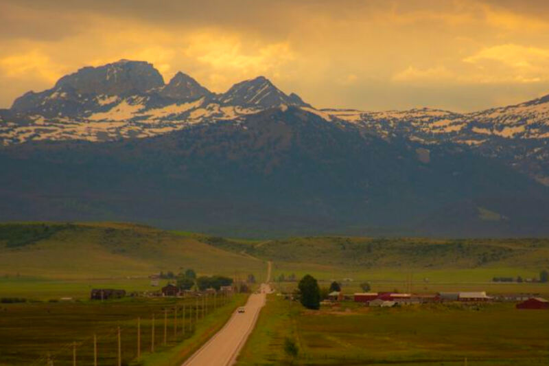 This 69-Mile Idaho Scenic Drive Passes Mountain Towns, Rolling Farmland, and Spectacular Teton Views
