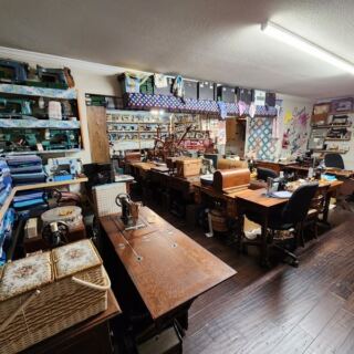 Over a Thousand Antique Sewing Machines Wait Here for You to Sit Down and Sew
